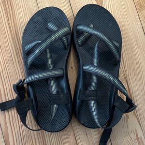 Chaco Gray and Green Outdoor Sandals